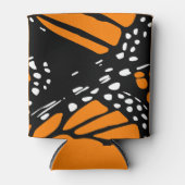 Abstract ontwerp van monarchvlinder-vleugel blikjeskoeler (Voorkant)