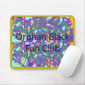 Abstract ontwerp van Orphan Black fan club Muismat (Met muis)
