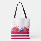 Abstract ontwerp van Waterverf-platform Tote Bag (Achterkant)