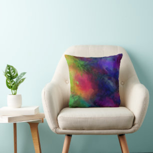 Abstract ontwerp, veel kleuren kussen