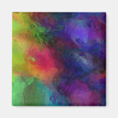 Abstract ontwerp, veel kleuren magneet (Voorkant)