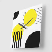 Abstract ontwerp vierkante klok (Hoek)