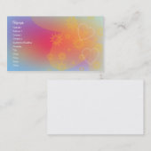 Abstract ontwerp visitekaartje (Voorkant / Achterkant)