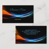 Abstract ontwerp-Visitekaartje Visitekaartje (Voorkant / Achterkant)