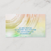 Abstract ontwerp-Visitekaartje Visitekaartje (Achterkant)