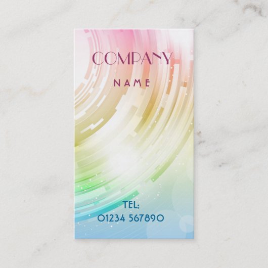 Abstract ontwerp-Visitekaartje Visitekaartje (Voorkant)
