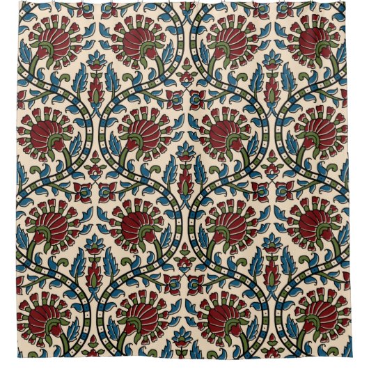 abstract ontwerp voor achtergrondse afdruk blok aj douchegordijn (Voorkant)