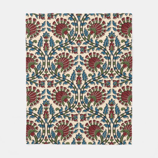 abstract ontwerp voor achtergrondse afdruk blok aj fleece deken (Voorkant)