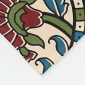 abstract ontwerp voor achtergrondse afdruk blok aj fleece deken (Hoek)