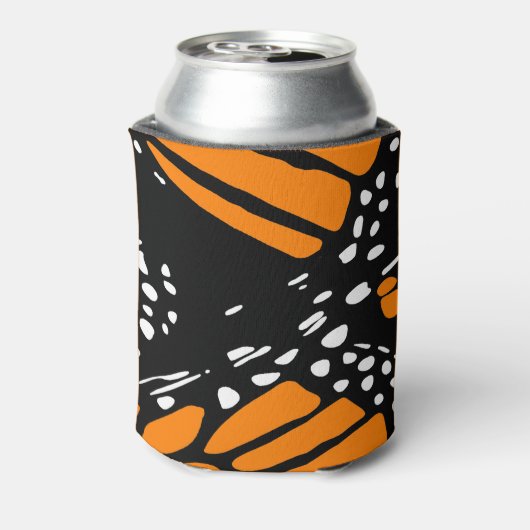 Abstract ontwerp voor een monboogvlinder blikjeskoeler (Blikje Achterkant)