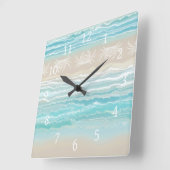 Abstract ontwerp voor elke oceaan 292 krab vierkante klok (Hoek)