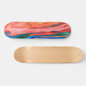 Abstract ontwerp voor kleurdecoratie persoonlijk skateboard (Horizontaal)