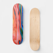 Abstract ontwerp voor kleurdecoratie persoonlijk skateboard (Voorkant)