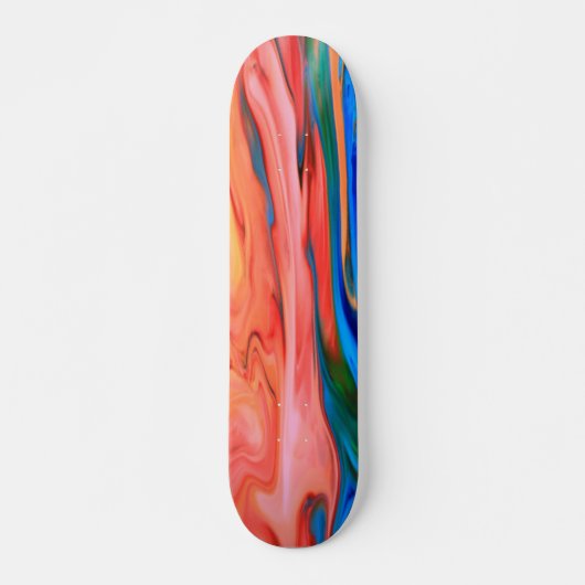 Abstract ontwerp voor kleurdecoratie persoonlijk skateboard (Voorkant)