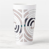 Abstract ontwerp voor mok voor latte (Voorkant)