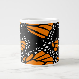 Abstract ontwerp voor monboogvlinder grote koffiekop