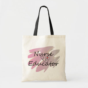 Abstract ontwerp voor verpleegkundige tote bag