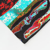 Abstract ontwerp voor vliesdeken ineenstorting ref fleece deken (Hoek)
