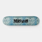Abstract ontwerp voor waterrippling om persoonlijk skateboard (Horizontaal)