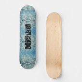 Abstract ontwerp voor waterrippling om persoonlijk skateboard (Voorkant)