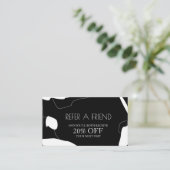 Abstract ontwerp voor zwarte en witte Kaart (Staand voorkant)