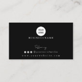 Abstract ontwerp voor zwarte en witte Kaart (Achterkant)