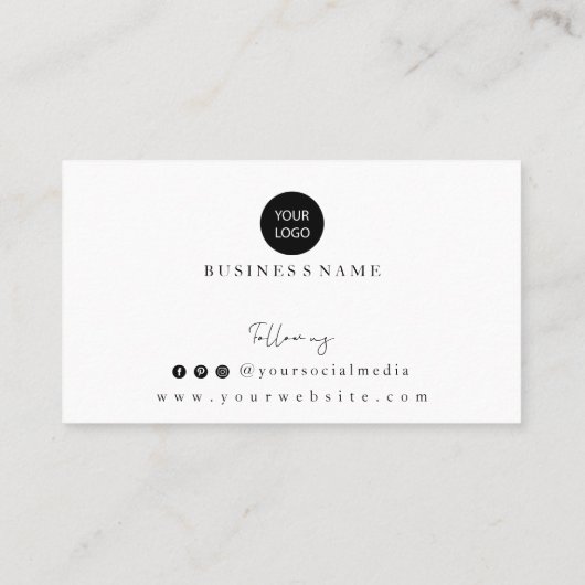 Abstract ontwerp voor zwarte en witte Kaart (Achterkant)