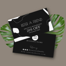 Abstract ontwerp voor zwarte en witte Kaart