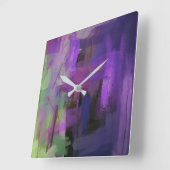 Abstract ontwerp wandklok (Hoek)