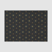 Abstract ontwerp zwart tissuepapier (Voorkant)