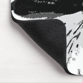 abstract ontwerpbeeld zwart-wit muismat (Hoek)