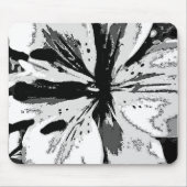 abstract ontwerpbeeld zwart-wit muismat (Voorkant)