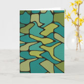 Abstract Ontworpen Kaart (Gele Bloem)