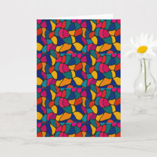 Abstract-ontworpen kaart
