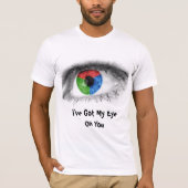 Abstract oog - ik heb mijn oog op jou, t-shirt (Voorkant)