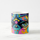 abstract oog koffiemok (Center)