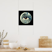 Abstract oog poster (Keuken)