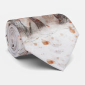 Abstract oog van de Owl Stropdas (Opgerold)