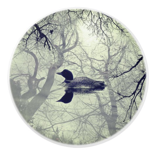 Abstract op een meerlade keramische knop (Voorkant)