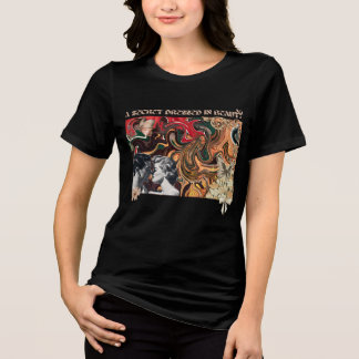 ABSTRACT OP MAAT GESCHILDERD Tri-Blend SHIRT