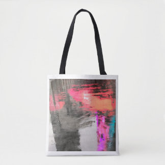 Abstract op zak tote bag