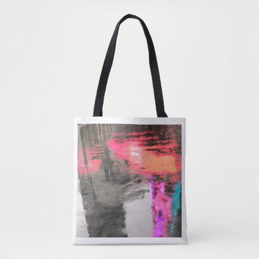 Abstract op zak tote bag (Voorkant)