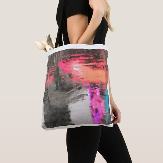 Abstract op zak tote bag (Dichtbij)