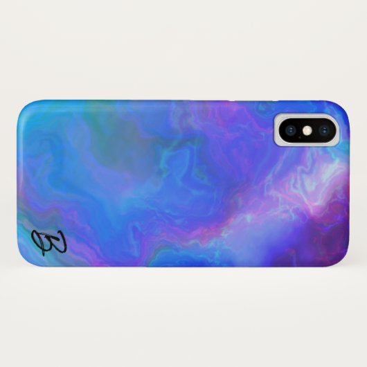 Abstract Opal Agaat gepersonaliseerd telefoonhoesj Case-Mate iPhone Case (Achterkant (horizontaal))