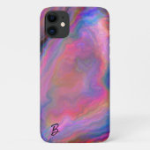 Abstract Opal Agaat gepersonaliseerd telefoonhoesj Case-Mate iPhone Case (Achterkant)