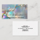 Abstract Opalescent  Visitekaartje (Voorkant / Achterkant)