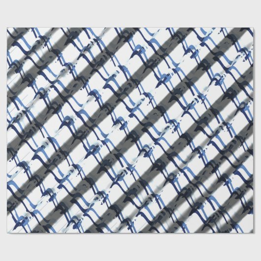 Abstract OpArt 3D-patroon Cadeaupapier (Vlak)
