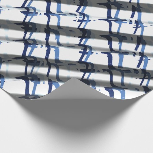 Abstract OpArt 3d Pattern Cadeaupapier (Hoek)