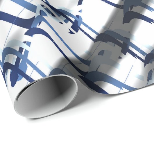 Abstract OpArt 3d Pattern  Cadeaupapier (Rol Hoek)