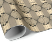 Abstract opgerolde ventilator cadeaupapier (Rol Hoek)